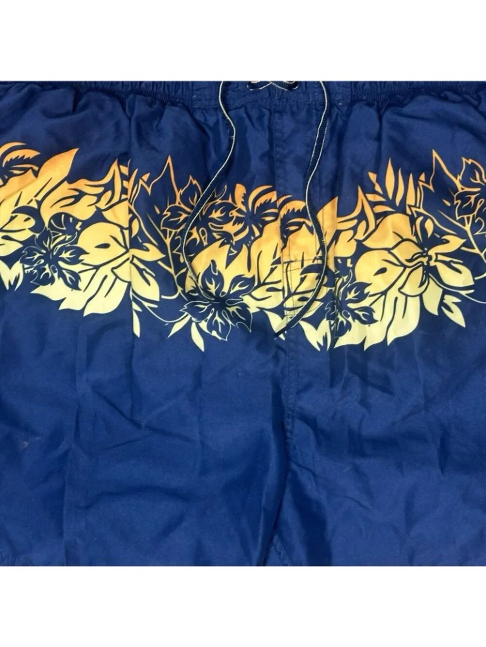 Vintage Sand N‎ Sun Men’s XL Blue Floral Swim Trunks
